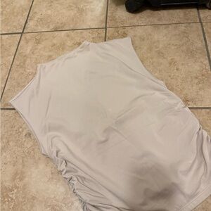 Sleeveless Light Gray Top